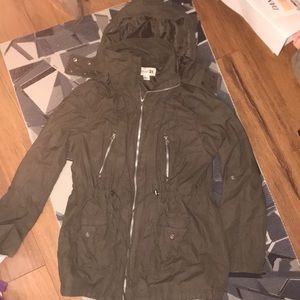 Dark green spring jacket